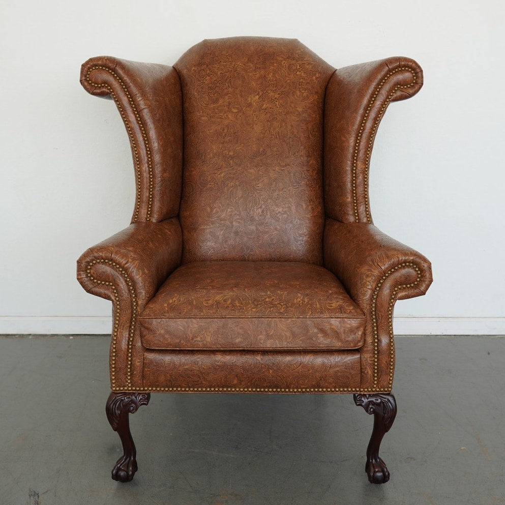 Hancock & Moore George III Tufted Wing Chair
