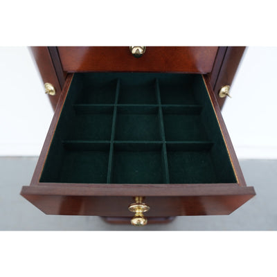 Powell Mahogany Finish Jewelry Armoire