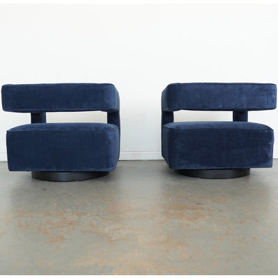 Restoration Hardware Drew Swivel Chair (Set of 2)