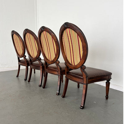 Vintage Drexel Heritage Oval Back Dining Chair (Set of 4)