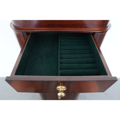 Powell Mahogany Finish Jewelry Armoire
