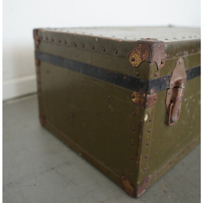Vintage Military-Style Trunk