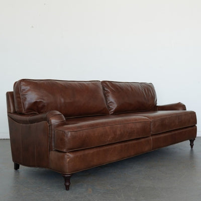 Ballard Designs Wynne Leather Sofa