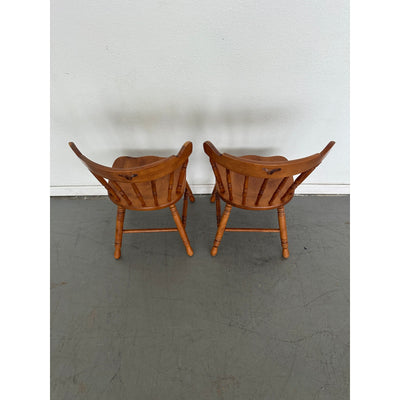 Vintage Tell City Andover Maple Spindle Back Chair (Set of 4)