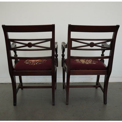 Vintage Federal Revival Dining Chairs (Set of 4)