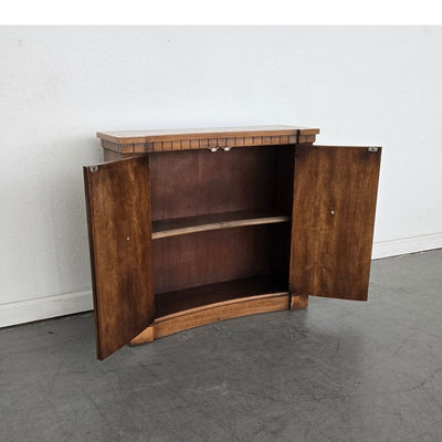 Vintage Drexel Triune Demilune Cabinet