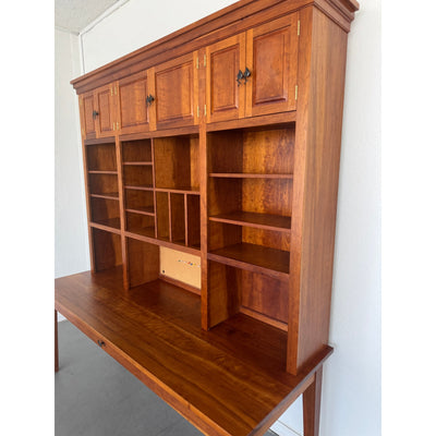 Homestead Heritage Solid Cherry Executive Hutch Desk