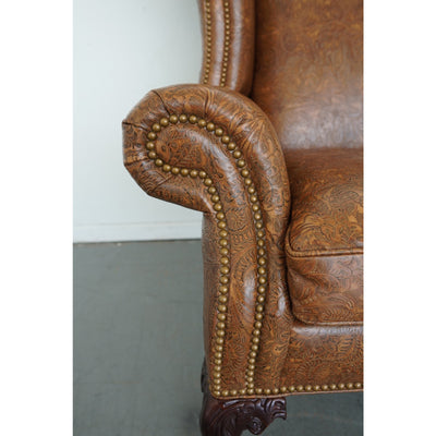 Hancock & Moore George III Tufted Wing Chair