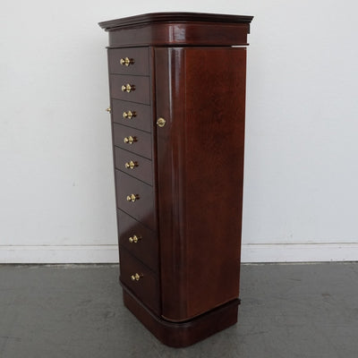 Powell Mahogany Finish Jewelry Armoire