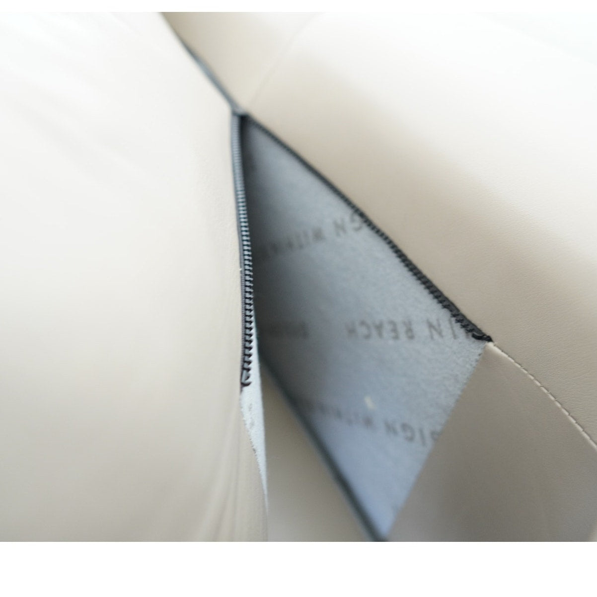 Design Within Reach Albert Leather Sofa with Chaise