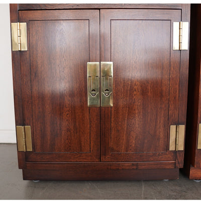 Vintage Henredon Scene One Armoire Cabinet (Set of 2)
