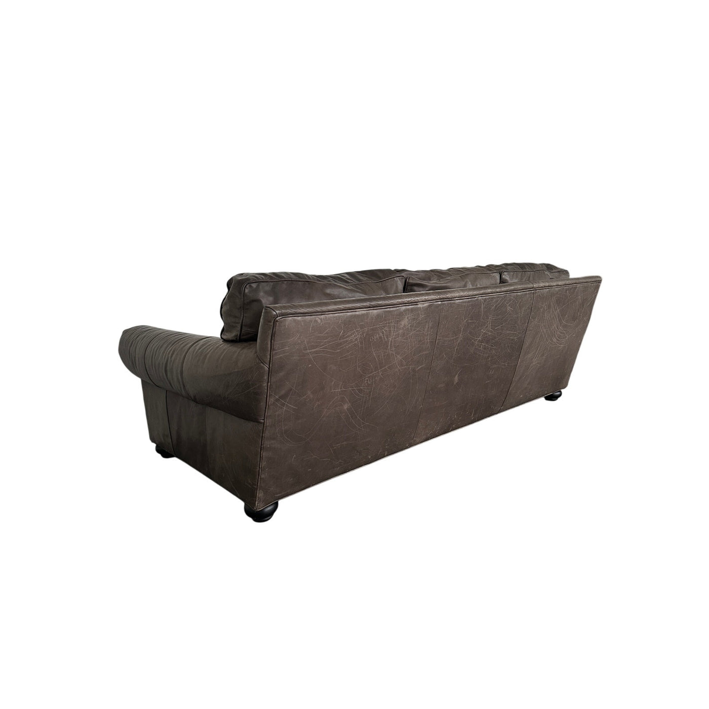 RH Original Lancaster Leather 3-Seat Sofa
