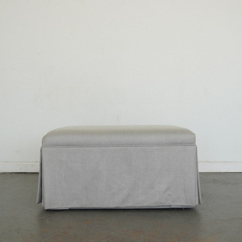 Upholstered Swivel Armchair & Ottoman