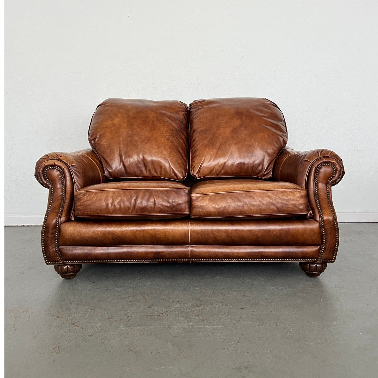 Hancock & Moore Evening Leather Loveseat