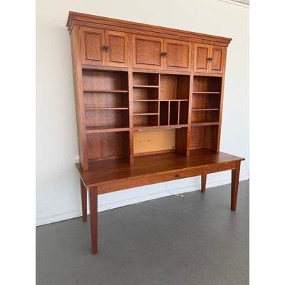 Homestead Heritage Solid Cherry Executive Hutch Desk