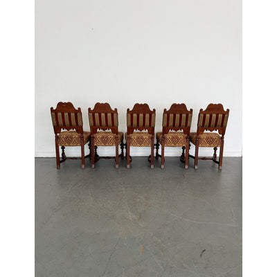 Italian Antique Dining Chairs (Set of 5)