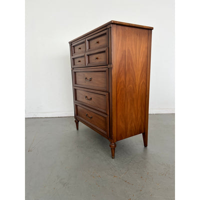 Vintage White Fine Furniture Tall Chest of Drawers