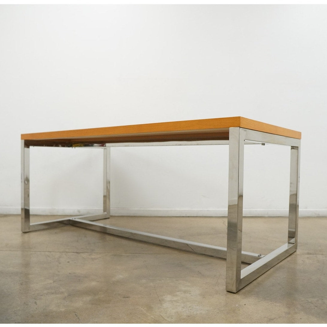 Vintage Modern Oak Conference Table – Lu and Home