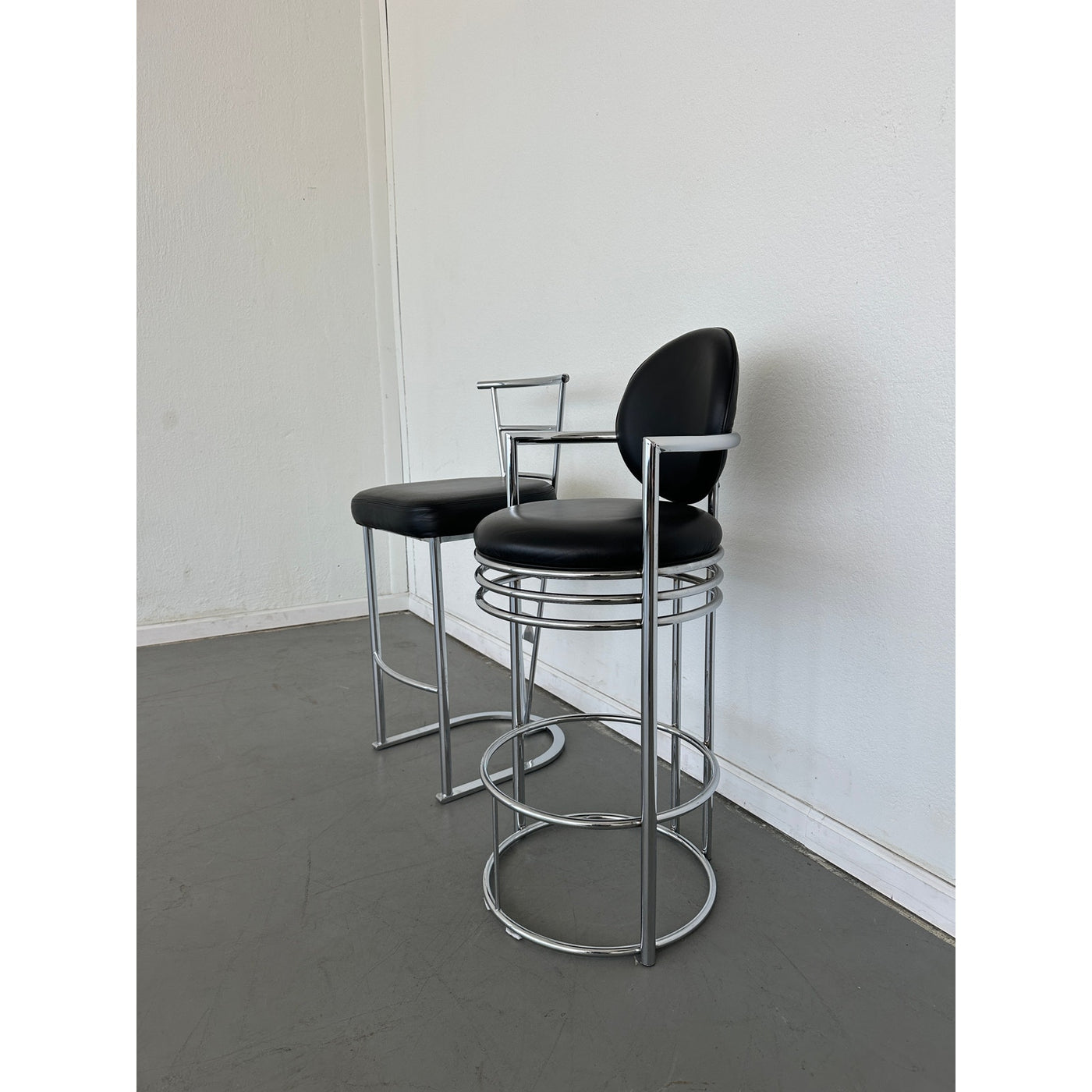Gunmetal Bar Stools by Design Institute of America, 1970s