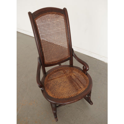 Antique Cane Rocking Chair