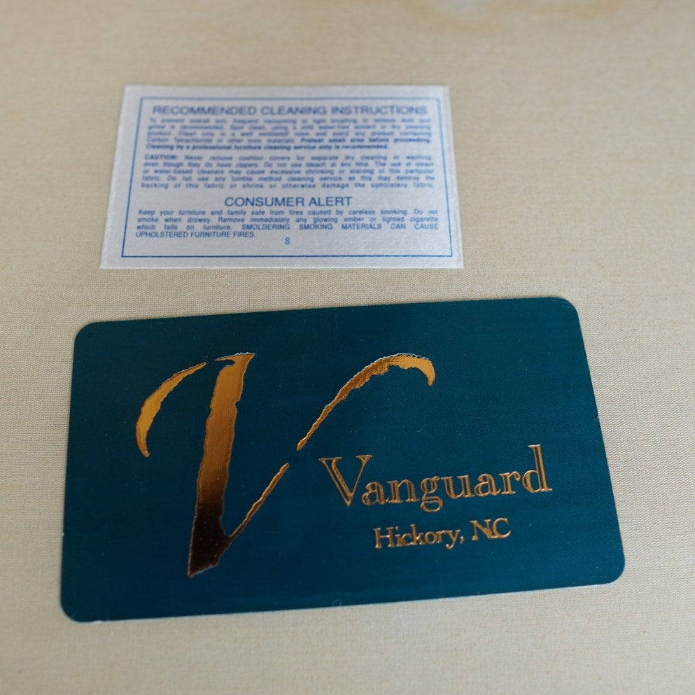 Vanguard Camel Upholstered Sofa