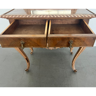 Antique French Rococo Revival Vanity with Mirror