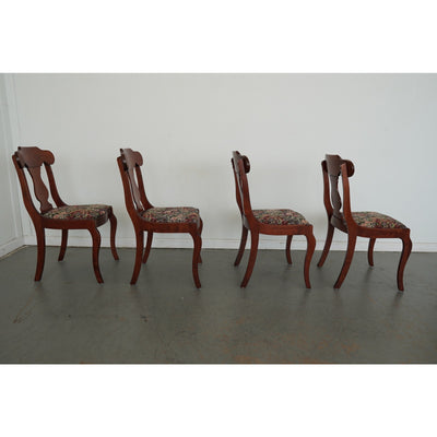 Vintage Pennsylvania House Cherry Gondola Style Dining Chairs (Set of 8)