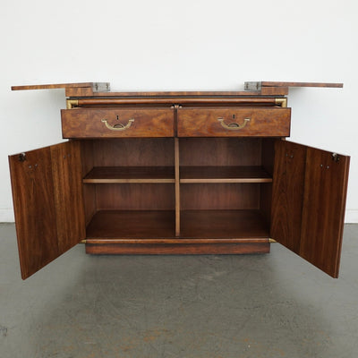 Vintage Drexel Accolade Flip-Top Bar Cabinet