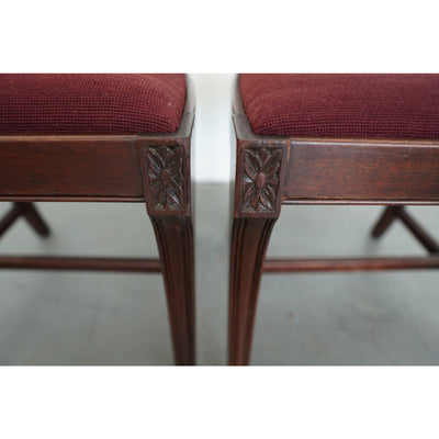 Vintage Federal Revival Dining Chairs (Set of 4)