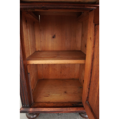 Antique Walnut Bedside Cabinet