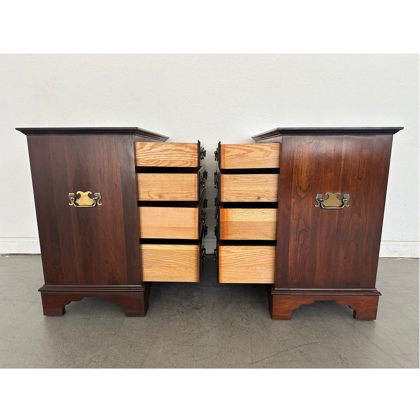 Vintage Pennsylvania House Cherry Bachelor Chests (Set of 2)