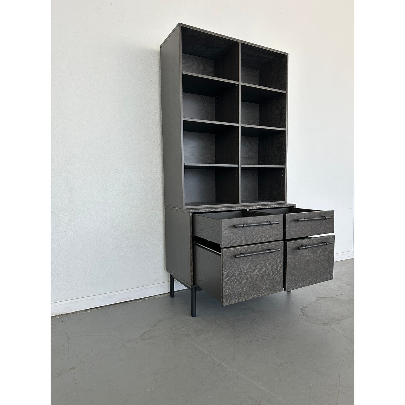 Arhaus Sullivan Single Bookcase with File Base