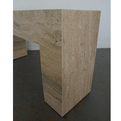 Banana Republic Home Brooklyn Travertine Console