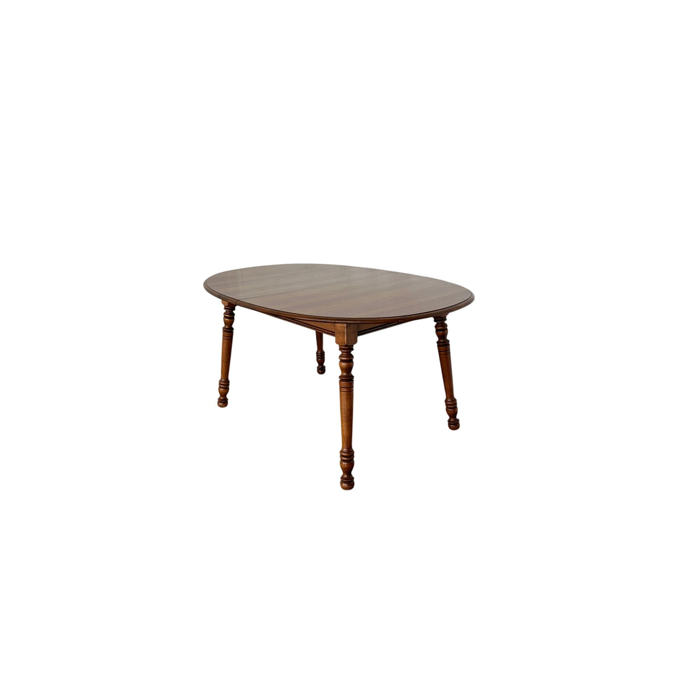 Vintage Tell City Solid Maple Oval Dining Table