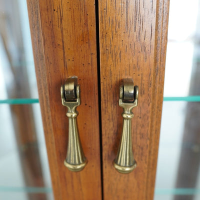 Lighted Curio Cabinet with Glass Doors