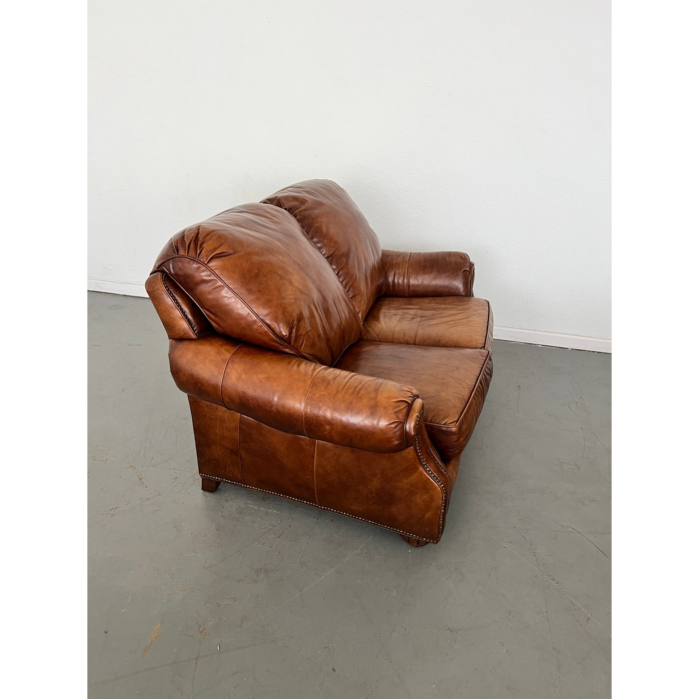 Hancock & Moore Evening Leather Loveseat