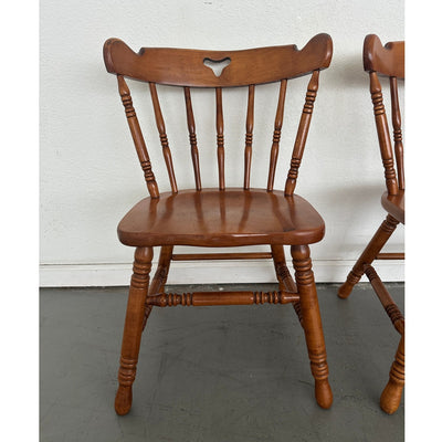 Vintage Tell City Andover Maple Spindle Back Chair (Set of 4)