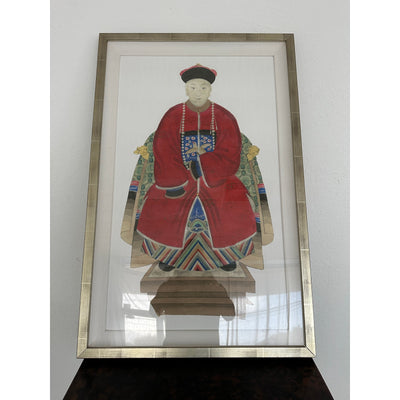 Neiman Marcus Regal Asian Figure Statuette Print I & II (Set of 2)