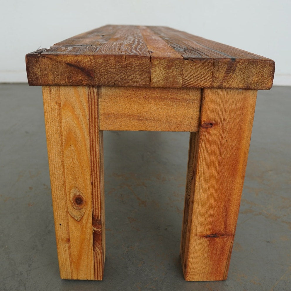 RH Salvaged Wood Bench