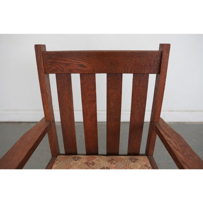 Vintage Mission-Style Children’s Rocking Chair