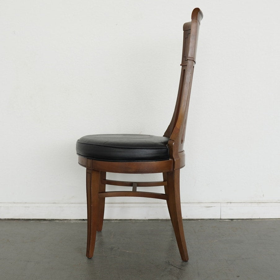 Vintage Thomasville Mid Century High Back Side Chair