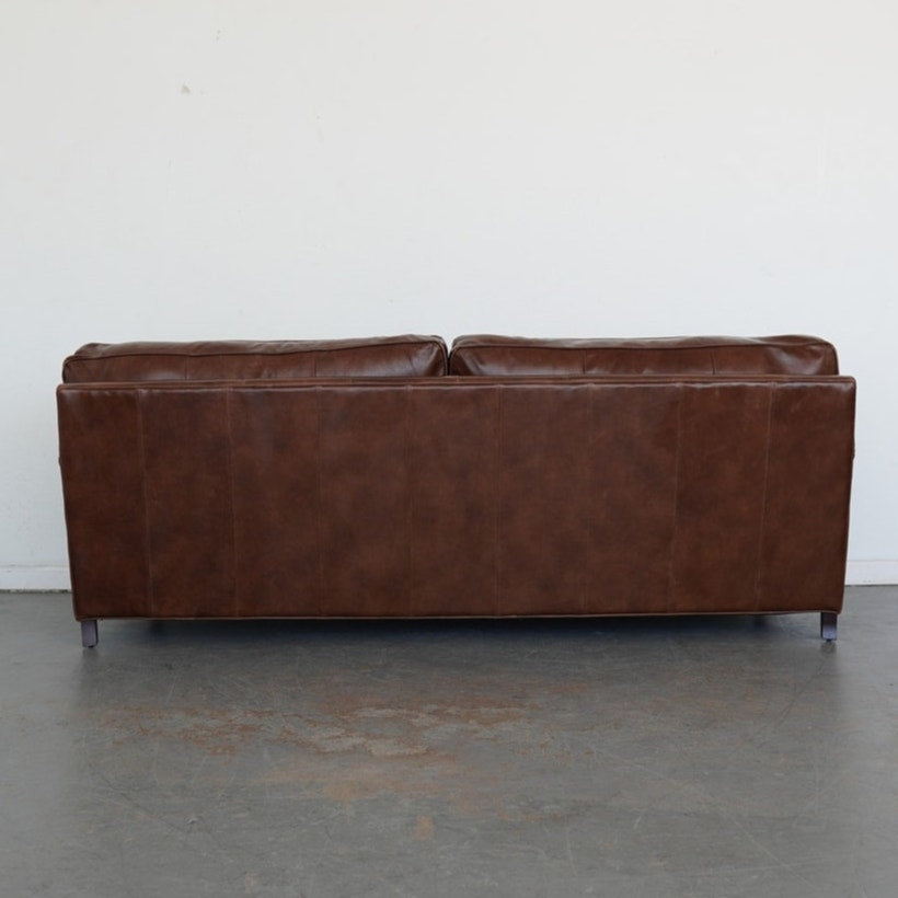 Ballard Designs Wynne Leather Sofa
