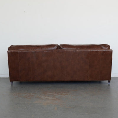 Ballard Designs Wynne Leather Sofa