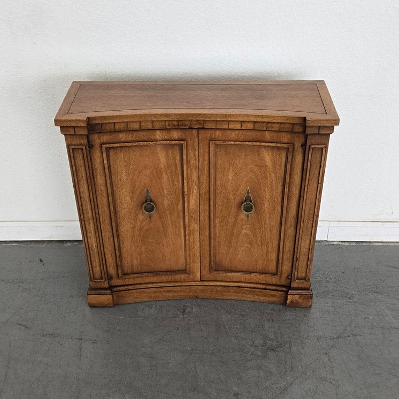 Vintage Drexel Triune Demilune Cabinet
