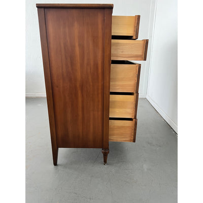 Vintage White Fine Furniture Tall Chest of Drawers