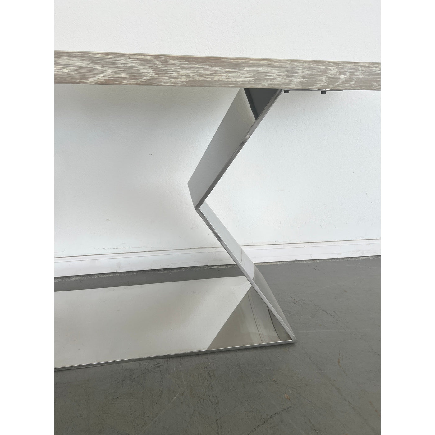 Zin Home Eloquence Coastal Grey Console Table