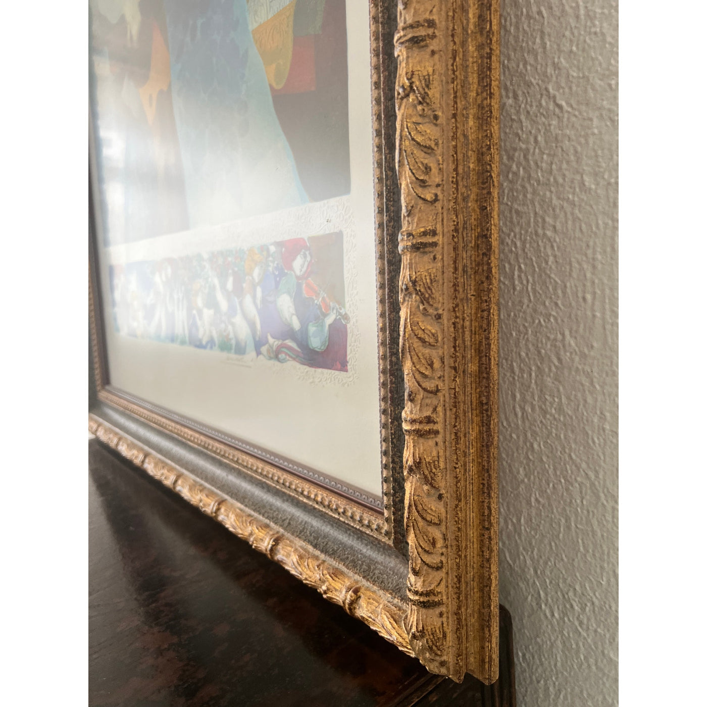 Sunol Alvar “L’Inspiration” Signed 1994 Lithograph with Remarque - Framed
