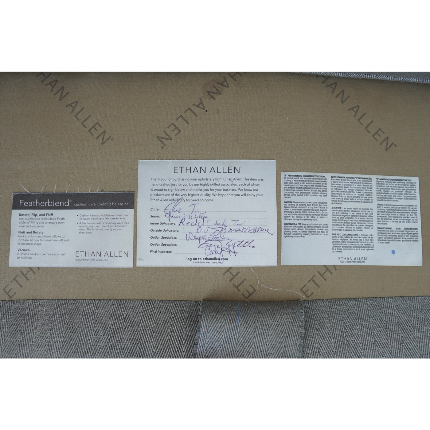 Ethan Allen Chadwick Sofa