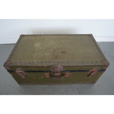 Vintage Military-Style Trunk