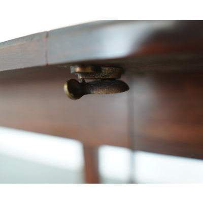 Vintage Mahogany Drop-Leaf Dining Table